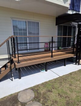 ウッドデッキ設置